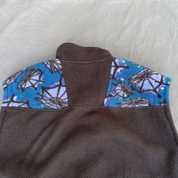 VTG SPYDER Mens M Fleece Vest Rare Web Shoulders 90s Full Zip USA Made - Picture 10 of 10